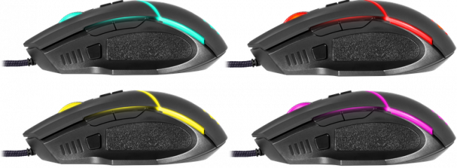 Defender Проводная игровая мышь Warfame GM-880L RGB,8кнопок,12800dpi Defender Warfame GM-880L (52880) — для бизнеса и офиса Defender Проводная игровая мышь Warfame GM-880L RGB,8кнопок,12800dpi Defender Warfame GM-880L (52880) — для бизнеса и офиса