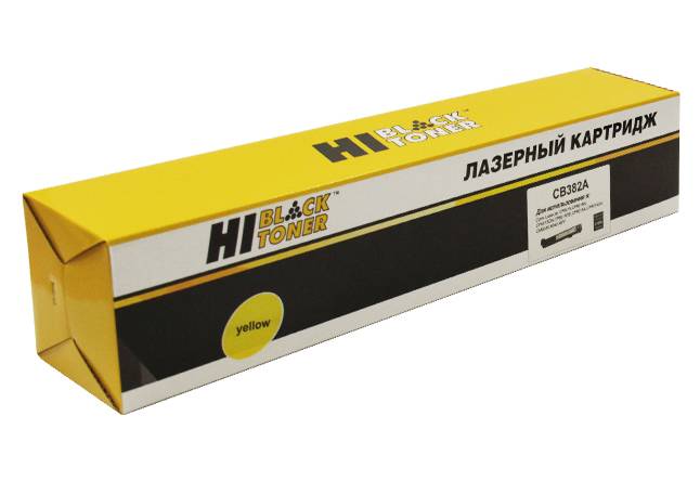 Тонер-картридж Hi-Black (HB-CB382A) для HP CLJ CP6015dn/CM6030/6040MFP, Восстанов, Y, 21K — для бизнеса и офиса Тонер-картридж Hi-Black (HB-CB382A) для HP CLJ CP6015dn/CM6030/6040MFP, Восстанов, Y, 21K — для бизнеса и офиса