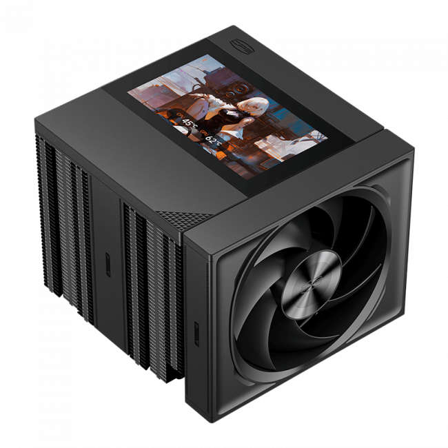 Кулер для процессора PCCooler CPU Cooler RZ820 Display BK BLACK — для бизнеса и офиса