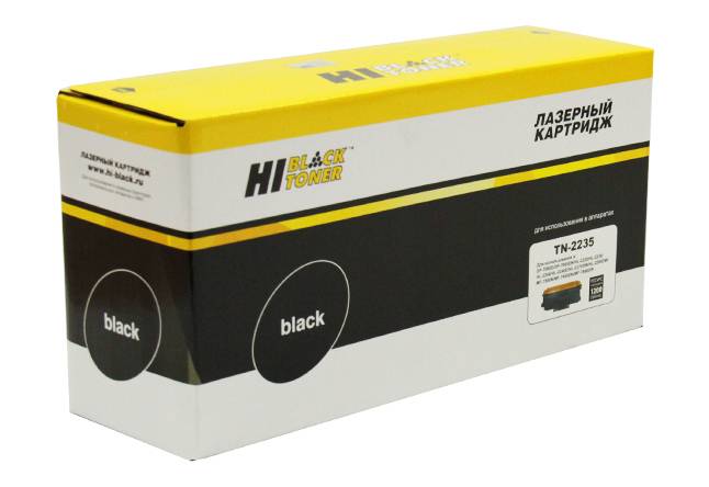 Тонер-картридж Hi-Black (HB-TN-2235) для Brother HL-2240R/2250/2270/MFC7360/7460,1,2K — для бизнеса и офиса Тонер-картридж Hi-Black (HB-TN-2235) для Brother HL-2240R/2250/2270/MFC7360/7460,1,2K — для бизнеса и офиса