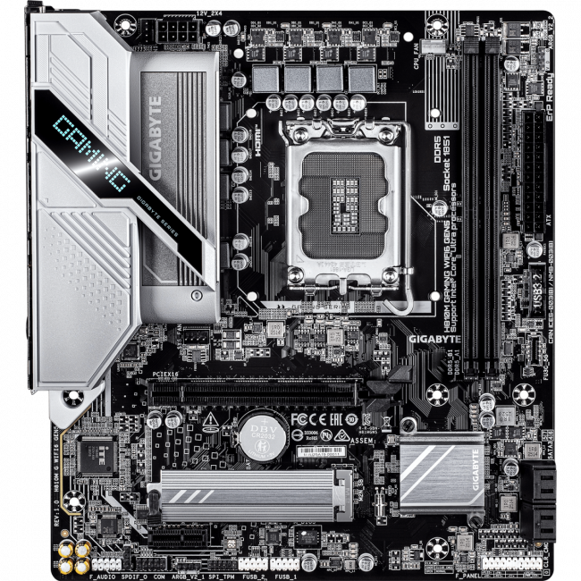 Материнская плата GIGABYTE H810M G WIFI6 GEN5 — для бизнеса и офиса