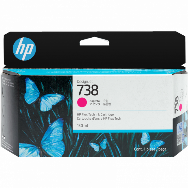 Картридж Картридж HP 738 498N6A 130-ml Magenta DesignJet Ink Cartridge — для бизнеса и офиса