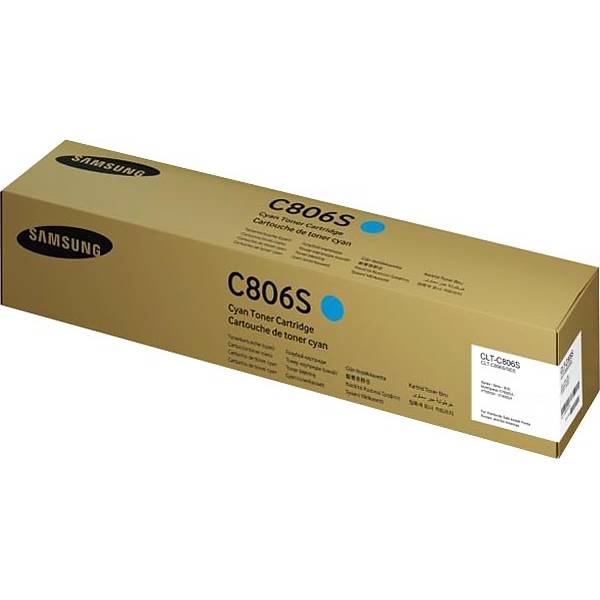 Тонер-картридж Samsung CLT-C806S Cyan Toner Cartridge (SS554A) — для бизнеса и офиса Тонер-картридж Samsung CLT-C806S Cyan Toner Cartridge (SS554A) — для бизнеса и офиса