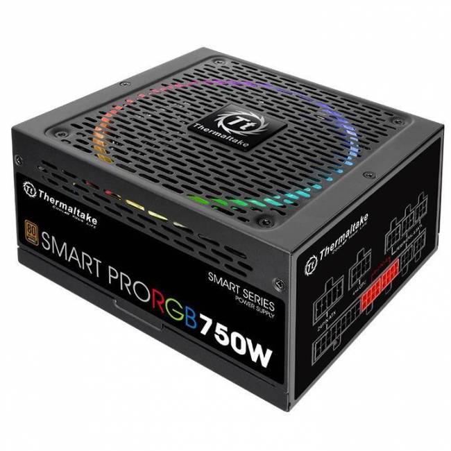 Блок питания Thermaltake PS-SPR-0750FPCBEU-R — для бизнеса и офиса Блок питания Thermaltake PS-SPR-0750FPCBEU-R — для бизнеса и офиса