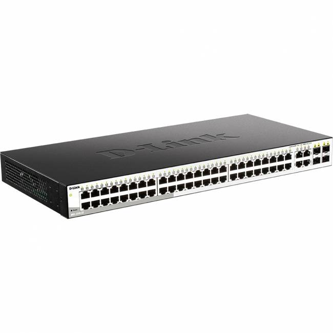 Коммутатор D-Link DGS-1210-52/F3A — для бизнеса и офиса Коммутатор D-Link DGS-1210-52/F3A — для бизнеса и офиса
