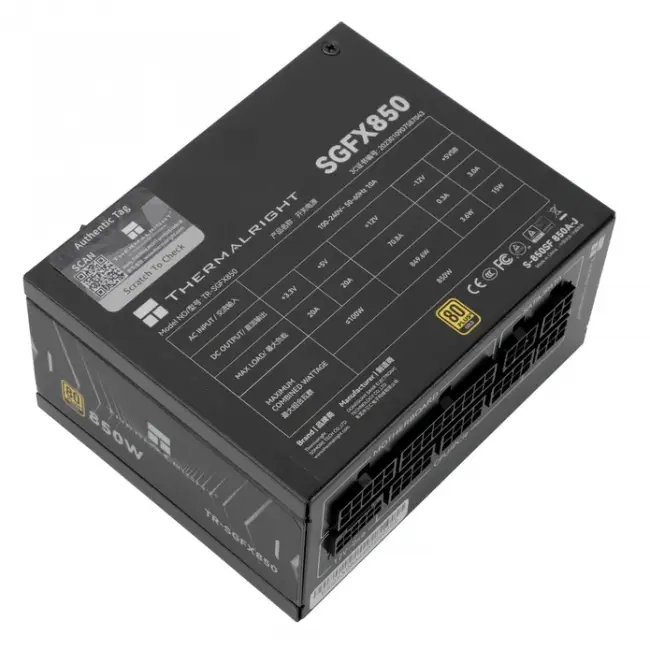 Блок питания 750W Thermalright TR-SGFX 850 — для бизнеса и офиса Блок питания 750W Thermalright TR-SGFX 850 — для бизнеса и офиса