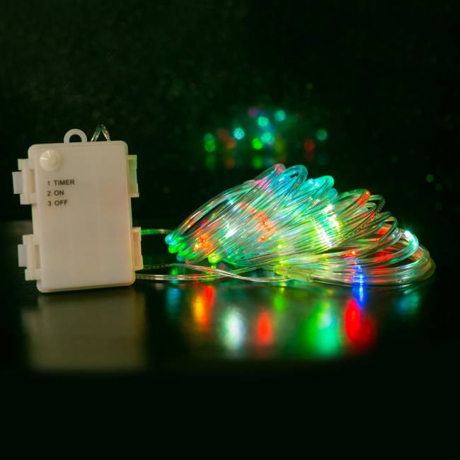 Гирлянда Гирлянда 50LED RGB 3АА, 2 режима, 5 м, шнур, разноцветная — для бизнеса и офиса Гирлянда Гирлянда 50LED RGB 3АА, 2 режима, 5 м, шнур, разноцветная — для бизнеса и офиса