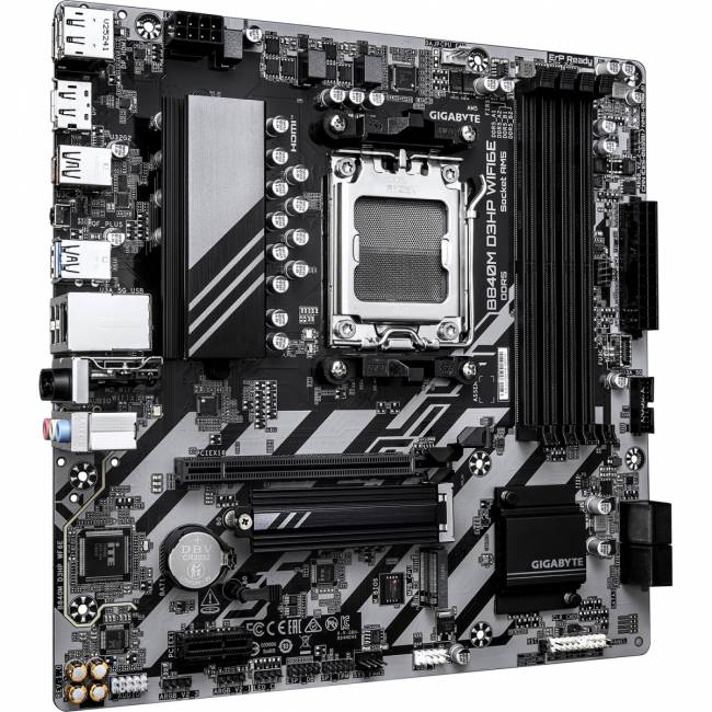 Материнская плата Gigabyte B840M D3HP WF6E — для бизнеса и офиса Материнская плата Gigabyte B840M D3HP WF6E — для бизнеса и офиса