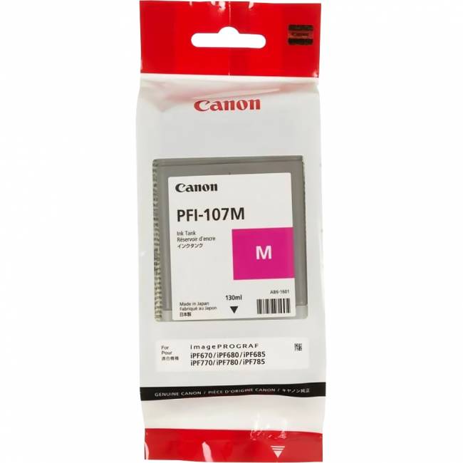 Картридж Canon PFI-107 M (6707B001) — для бизнеса и офиса Картридж Canon PFI-107 M (6707B001) — для бизнеса и офиса