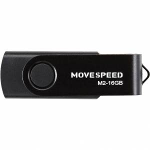 USB2.0 16GB Move Speed M2 черный Move Speed 16GB M2 (M2-16G)