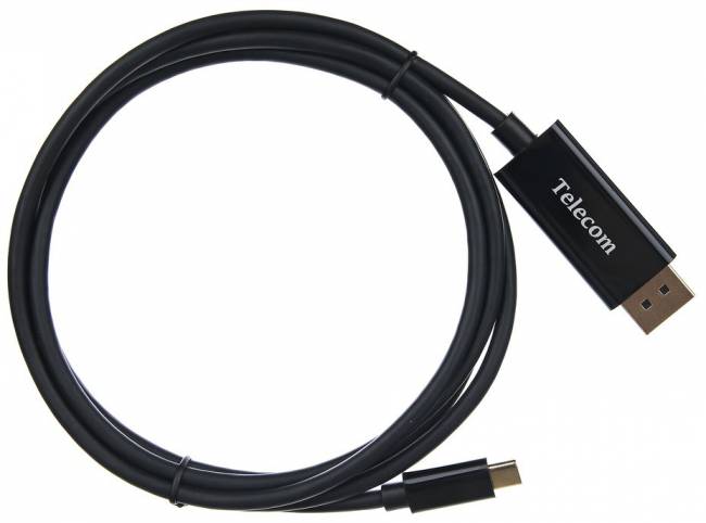 Кабель-адаптер USB3.1 Type-Cm --> DP(m) 4K@60Hz, 1.8m, Telecom <TCC010-1.8M> Telecom USB 3.1 Type-CM --> DP(m) — для бизнеса и офиса Кабель-адаптер USB3.1 Type-Cm --> DP(m) 4K@60Hz, 1.8m, Telecom <TCC010-1.8M> Telecom USB 3.1 Type-CM --> DP(m) — для бизнеса и офиса
