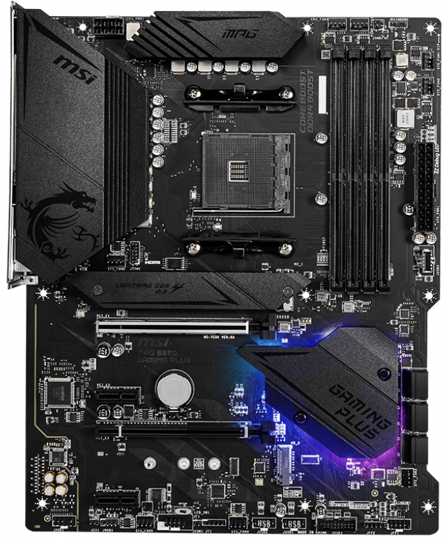 Материнская плата MSI MPG B550 GAMING PLUS — для бизнеса и офиса Материнская плата MSI MPG B550 GAMING PLUS — для бизнеса и офиса