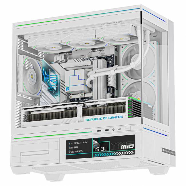 Корпус без блока питания Thermalright M10 Vision FAN4-C White — для бизнеса и офиса Корпус без блока питания Thermalright M10 Vision FAN4-C White — для бизнеса и офиса