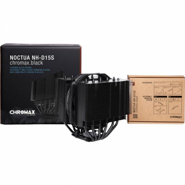 Кулер для процессора Noctua NH-D15S chromax.black — для бизнеса и офиса Кулер для процессора Noctua NH-D15S chromax.black — для бизнеса и офиса
