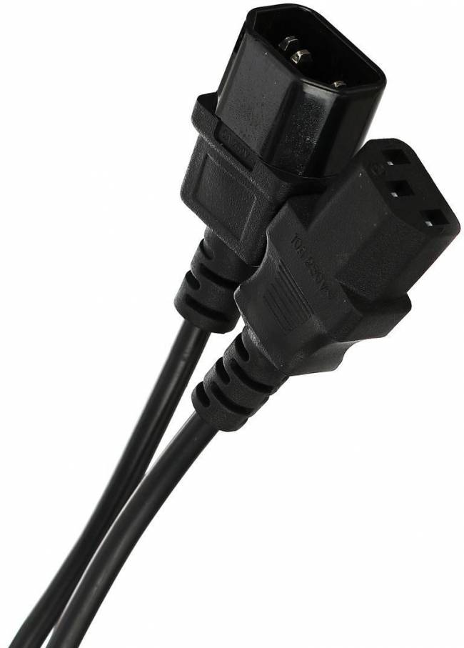 Кабель монитор - компьютер 220V (UPS -> устройство) <VDE> 3G*0.75mm2 VCOM <CE001-CU0.75-5>, 5,0м VCOM CE001-CU0.75-5M — для бизнеса и офиса