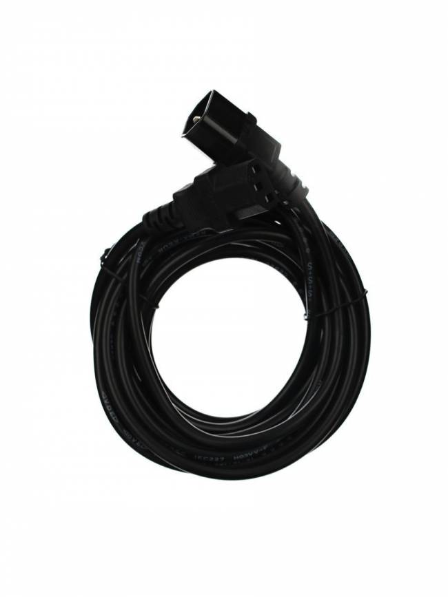 Кабель монитор - компьютер 220V (UPS -> устройство) <VDE> 3G*0.75mm2 VCOM <CE001-CU0.75-5>, 5,0м VCOM CE001-CU0.75-5M — для бизнеса и офиса