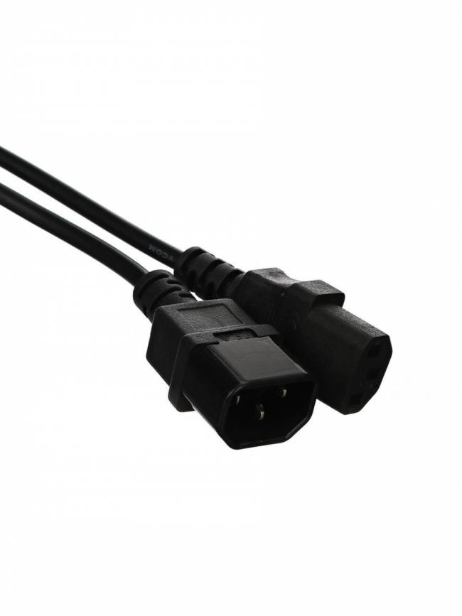 Кабель монитор - компьютер 220V (UPS -> устройство) <VDE> 3G*0.75mm2 VCOM <CE001-CU0.75-5>, 5,0м VCOM CE001-CU0.75-5M — для бизнеса и офиса