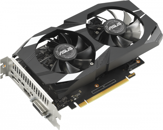 Видеокарта ASUS DUAL-GTX1650-4GD6-P-V2 — для бизнеса и офиса Видеокарта ASUS DUAL-GTX1650-4GD6-P-V2 — для бизнеса и офиса