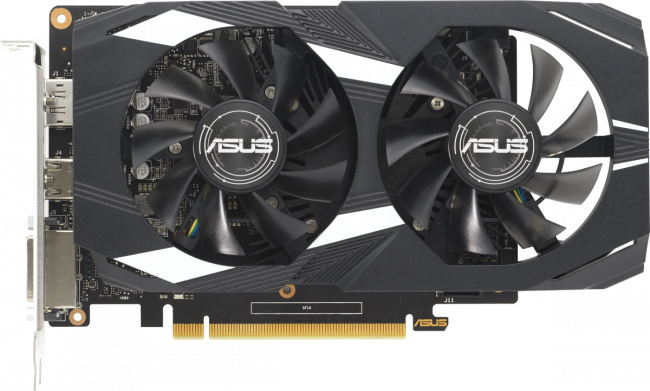 Видеокарта ASUS DUAL-GTX1650-4GD6-P-V2 — для бизнеса и офиса Видеокарта ASUS DUAL-GTX1650-4GD6-P-V2 — для бизнеса и офиса