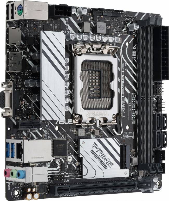 Материнская плата ASUS PRIME H610I-PLUS-CSM — для бизнеса и офиса Материнская плата ASUS PRIME H610I-PLUS-CSM — для бизнеса и офиса