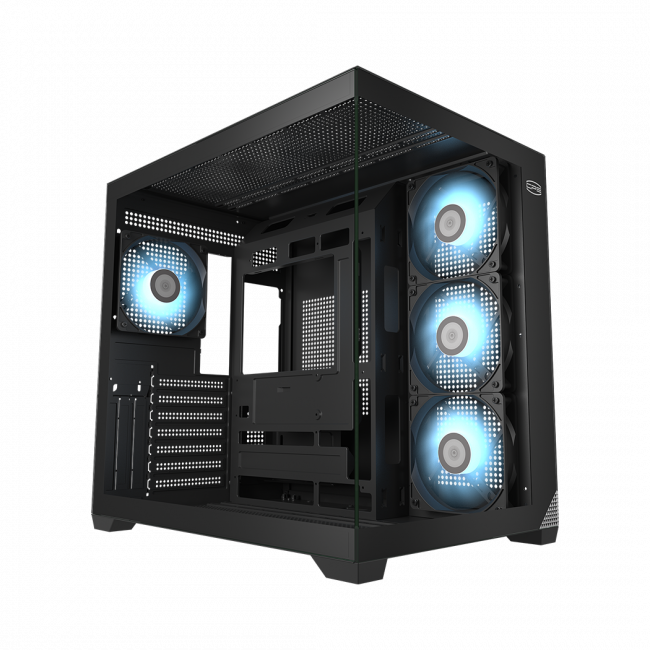 Корпус без блока питания PCCooler C3T700 ARGB BK — для бизнеса и офиса