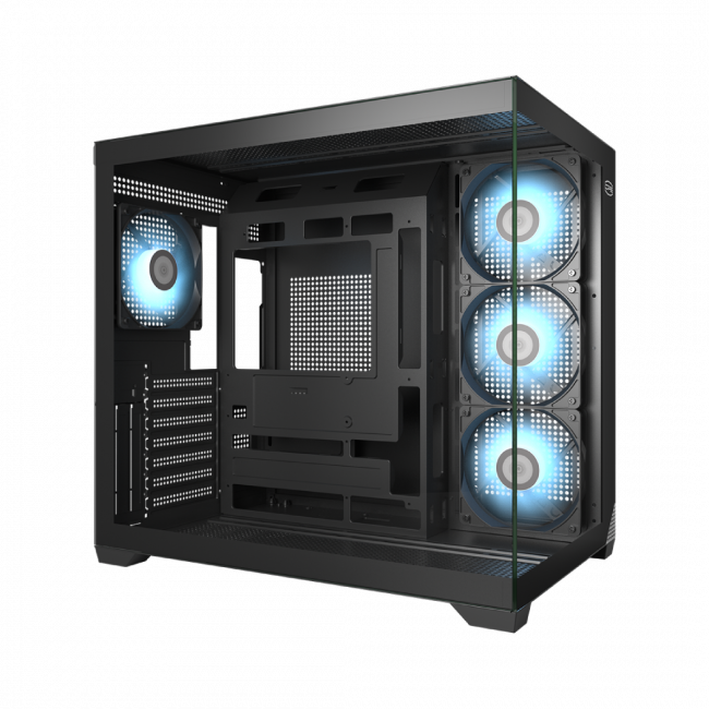 Корпус без блока питания PCCooler C3T700 ARGB BK — для бизнеса и офиса
