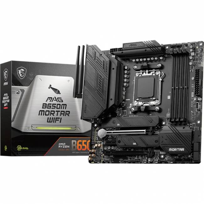 Материнская плата MSI MAG B650M MORTAR WIFI — для бизнеса и офиса
