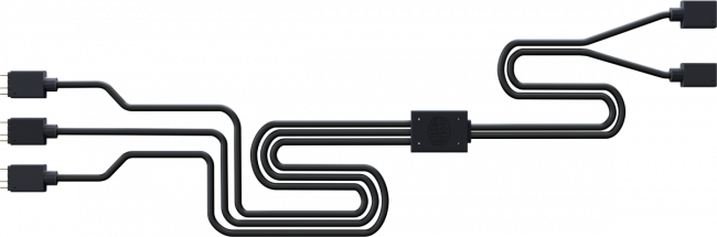 кабель питания вентилятора Cooler Master Addressable RGB 1-to-3 Splitter Cable — для бизнеса и офиса кабель питания вентилятора Cooler Master Addressable RGB 1-to-3 Splitter Cable — для бизнеса и офиса