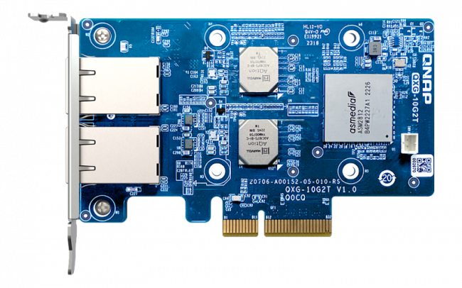 Сетевая карта QNAP QXG-10G2T — для бизнеса и офиса Сетевая карта QNAP QXG-10G2T — для бизнеса и офиса