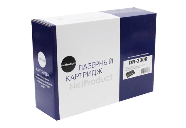 Драм-юнит NetProduct (N-DR-3300) для Brother HL-5440D/5445D/5450DN/6180DW/DCP-8110DN, 30K — для бизнеса и офиса Драм-юнит NetProduct (N-DR-3300) для Brother HL-5440D/5445D/5450DN/6180DW/DCP-8110DN, 30K — для бизнеса и офиса