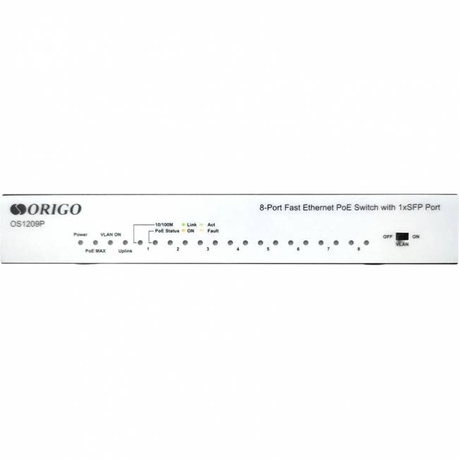 Коммутатор Origo OS1209P/A1A — для бизнеса и офиса Коммутатор Origo OS1209P/A1A — для бизнеса и офиса