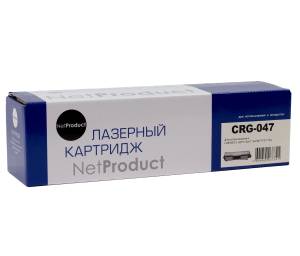 Тонер-картридж NetProduct (N-№047) для Canon i-SENSYS LBP112w/113w/MF112/113w, 1,6K Тонер-картридж NetProduct (N-№047) для Canon i-SENSYS LBP112w/113w/MF112/113w, 1,6K