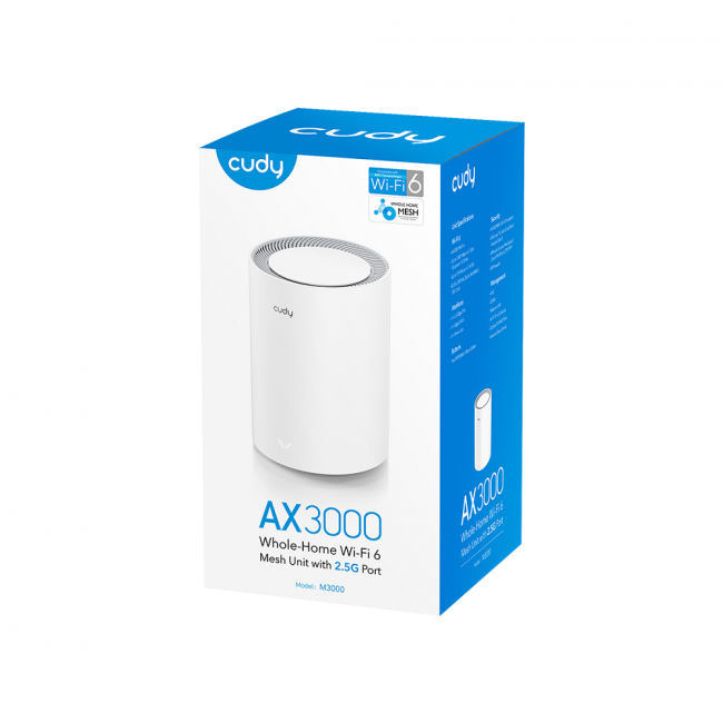 Wi-Fi Mesh-система Cudy M3000(2-Pack) — для бизнеса и офиса