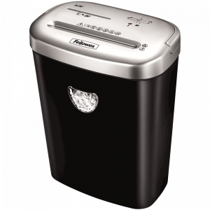 Шредер Fellowes® Powershred®  53C, DIN P-4, 4х35мм, 10лст., 23лтр.,уничт.: скобы,скр., пл.карты,CD, шт Шредер Fellowes Powershred 53C FS-46531