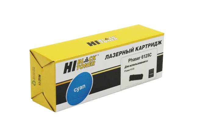 Тонер-картридж Hi-Black (HB-106R01335/106R01331) для Xerox Phaser 6125, Восстанов., C, 1K — для бизнеса и офиса Тонер-картридж Hi-Black (HB-106R01335/106R01331) для Xerox Phaser 6125, Восстанов., C, 1K — для бизнеса и офиса