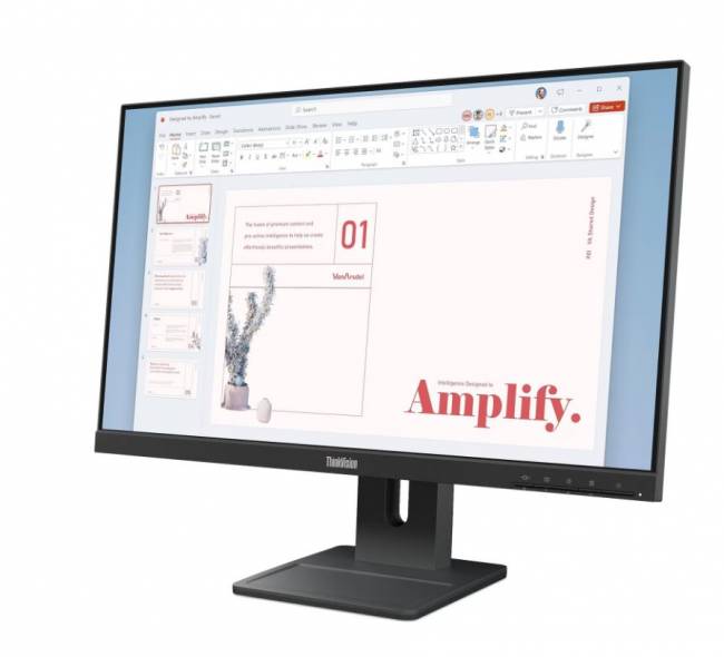 Мониторы LCD Монитор Lenovo 23,8" E24-40, 16:9, IPS, FHD, 4ms, 250cd, 100Hz, VGA, HDMI, DP, SPK, HAS — для бизнеса и офиса Мониторы LCD Монитор Lenovo 23,8" E24-40, 16:9, IPS, FHD, 4ms, 250cd, 100Hz, VGA, HDMI, DP, SPK, HAS — для бизнеса и офиса