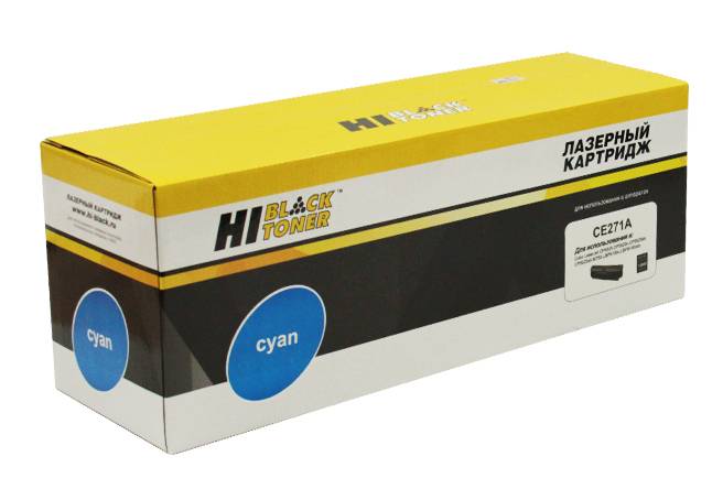 Картридж Hi-Black (HB-CE271A) для HP CLJ CP5520/5525/Enterprise M750, Восстанов, C, 15K — для бизнеса и офиса Картридж Hi-Black (HB-CE271A) для HP CLJ CP5520/5525/Enterprise M750, Восстанов, C, 15K — для бизнеса и офиса