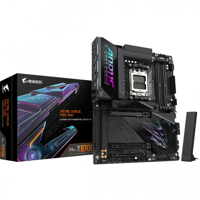 Материнская плата GIGABYTE X870E A PRO X — для бизнеса и офиса Материнская плата GIGABYTE X870E A PRO X — для бизнеса и офиса