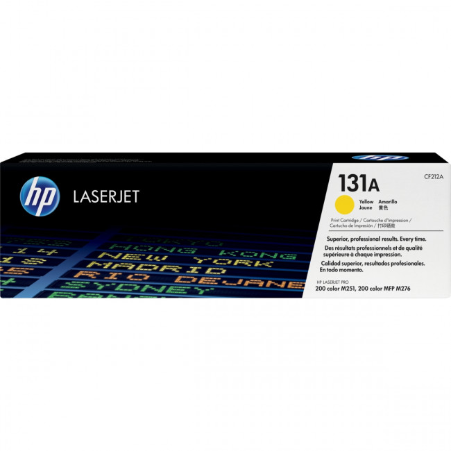 Тонер-картридж HP 131A Yellow LaserJet Pro Print Cartridge (CF212A) — для бизнеса и офиса