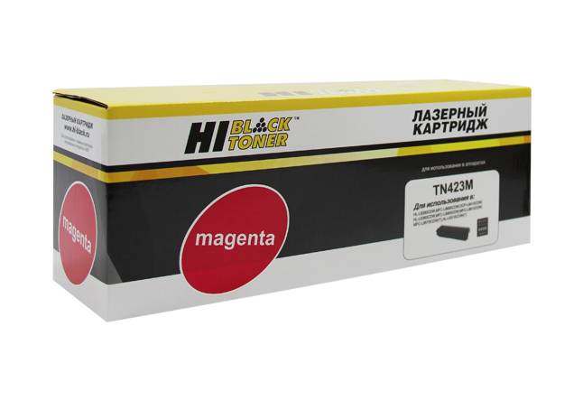 Тонер-картридж Hi-Black (HB-TN-423M) для Brother HL-L8260CDW/8360/MFC L8690CDW, M, 4K — для бизнеса и офиса Тонер-картридж Hi-Black (HB-TN-423M) для Brother HL-L8260CDW/8360/MFC L8690CDW, M, 4K — для бизнеса и офиса