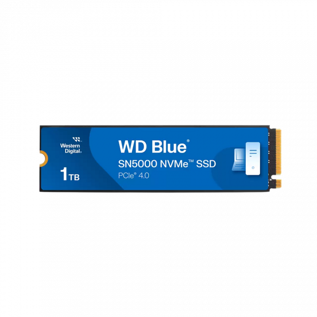 Твердотельные накопители WD SSD Blue SN5000 WDS100T4B0E — для бизнеса и офиса
