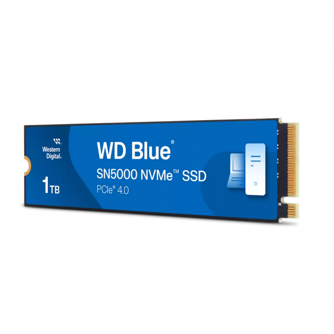 Твердотельные накопители WD SSD Blue SN5000 WDS100T4B0E — для бизнеса и офиса