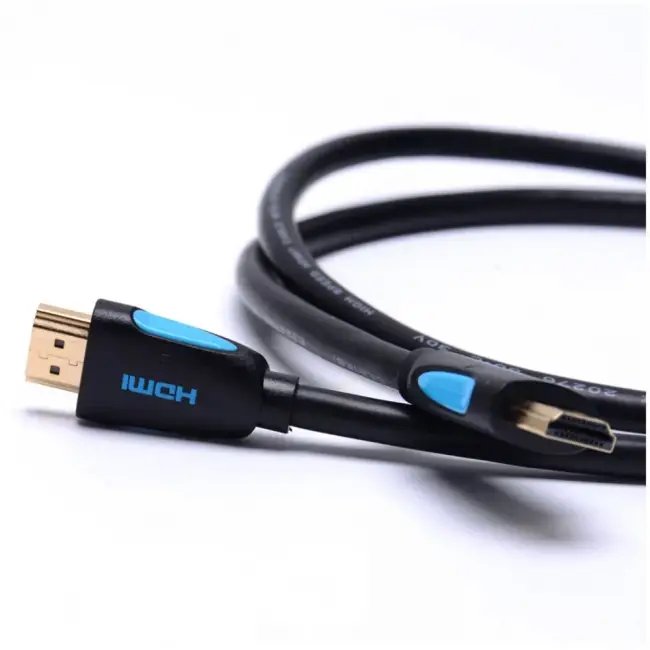 Кабель Vention HDMI High speed v2.0 with Ethernet 19M/19M - 5м Vention ALHSJ — для бизнеса и офиса Кабель Vention HDMI High speed v2.0 with Ethernet 19M/19M - 5м Vention ALHSJ — для бизнеса и офиса