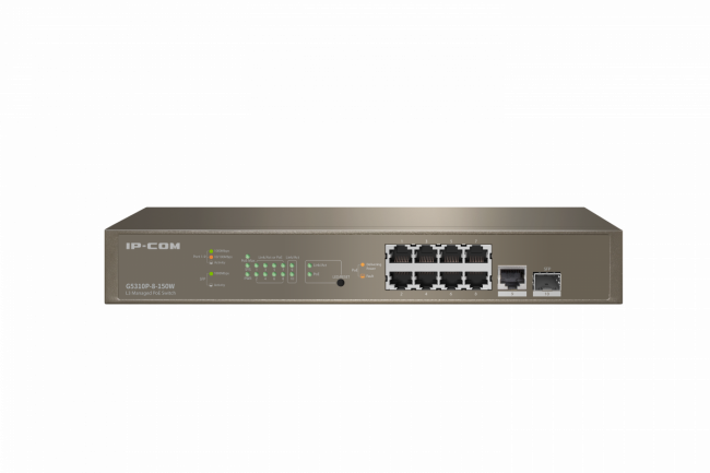PoE коммутатор Tenda G5310P-8-150W — для бизнеса и офиса PoE коммутатор Tenda G5310P-8-150W — для бизнеса и офиса
