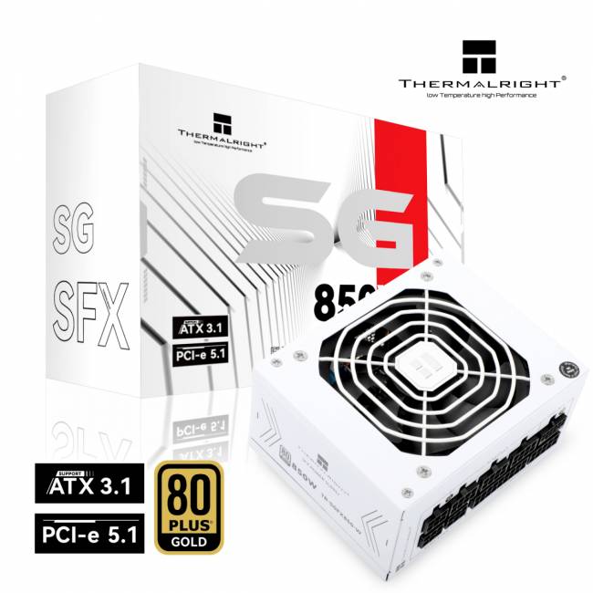 Блок питания 850W Thermalright, 850W 80+ Gold TR-SGFX 850W — для бизнеса и офиса
