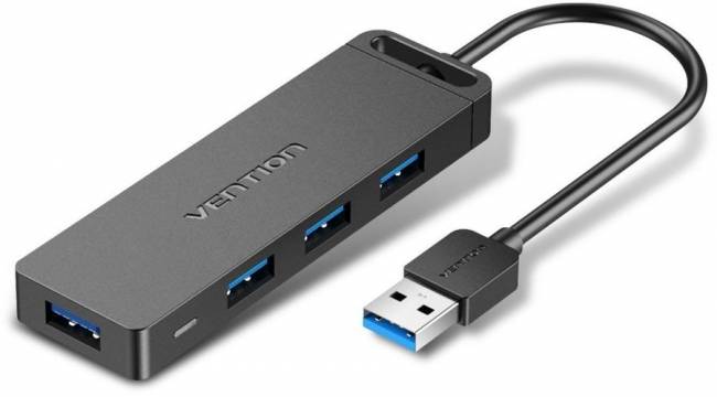 Концентратор Vention OTG USB 3.0 на 4 порта Черный - 1м. Vention OTG USB 3.0 на 4 порта (CHLBF) — для бизнеса и офиса Концентратор Vention OTG USB 3.0 на 4 порта Черный - 1м. Vention OTG USB 3.0 на 4 порта (CHLBF) — для бизнеса и офиса
