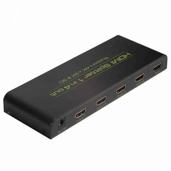 Greenconnect Разветвитель v1.4 HDMI 1на 4 выхода, 4K2K 30Hz /1080p 120Hz + индикация серия Greenline GL-v104C Greenconnect HDMI (f) to 4 x HDMI (f) — для бизнеса и офиса Greenconnect Разветвитель v1.4 HDMI 1на 4 выхода, 4K2K 30Hz /1080p 120Hz + индикация серия Greenline GL-v104C Greenconnect HDMI (f) to 4 x HDMI (f) — для бизнеса и офиса