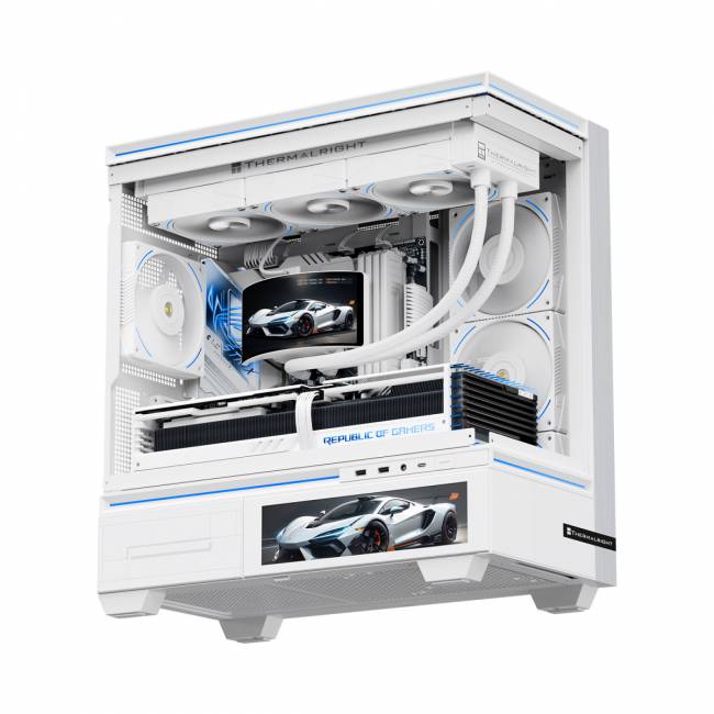 Водяное охлаждение для процессора Thermalright Rainbow Vision 360 Turbo White — для бизнеса и офиса Водяное охлаждение для процессора Thermalright Rainbow Vision 360 Turbo White — для бизнеса и офиса