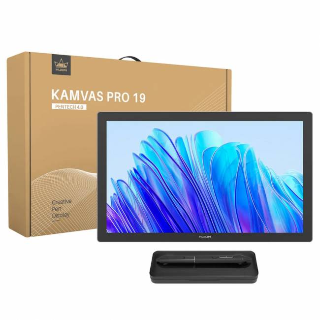 Интерактивный дисплей Huion KAMVAS Pro 19 — для бизнеса и офиса Интерактивный дисплей Huion KAMVAS Pro 19 — для бизнеса и офиса