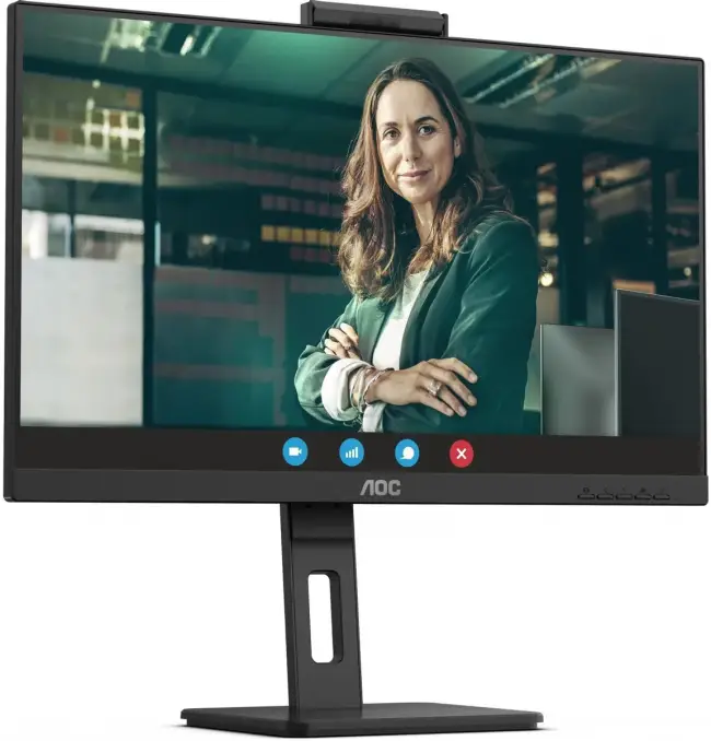 Монитор AOC Q27P3QW 27" 2560x1440, IPS, 75Hz, 50M:1, 350cd, 4ms, 2xHDMI 1.4, DisplayPort 1.2, 4xUSB 3.2, Camera 2.0mp, H. adj 150mm, pivot, Speakers, VESA, 3Y, Black AOC Q27P3QW 27" — для бизнеса и офиса Монитор AOC Q27P3QW 27" 2560x1440, IPS, 75Hz, 50M:1, 350cd, 4ms, 2xHDMI 1.4, DisplayPort 1.2, 4xUSB 3.2, Camera 2.0mp, H. adj 150mm, pivot, Speakers, VESA, 3Y, Black AOC Q27P3QW 27" — для бизнеса и офиса